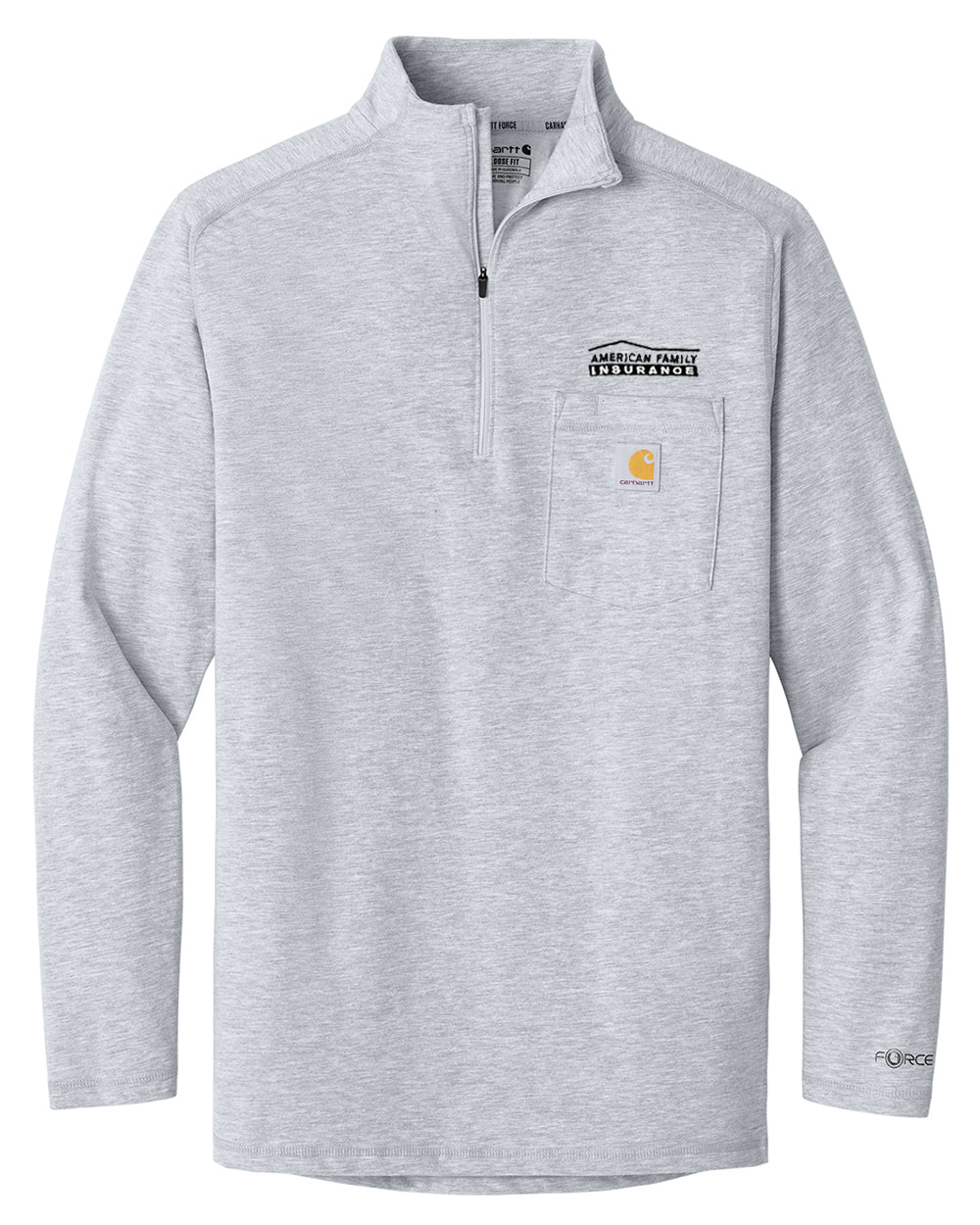 Carhartt Force® 1/4-Zip Long Sleeve T-Shirt