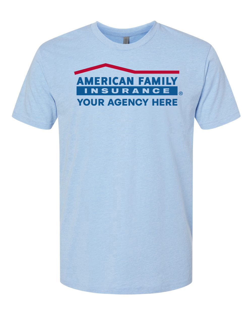 Bulk Set - Heather Columbia Blue American Family Tees